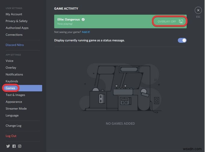 วิธีปิด Discord Overlay