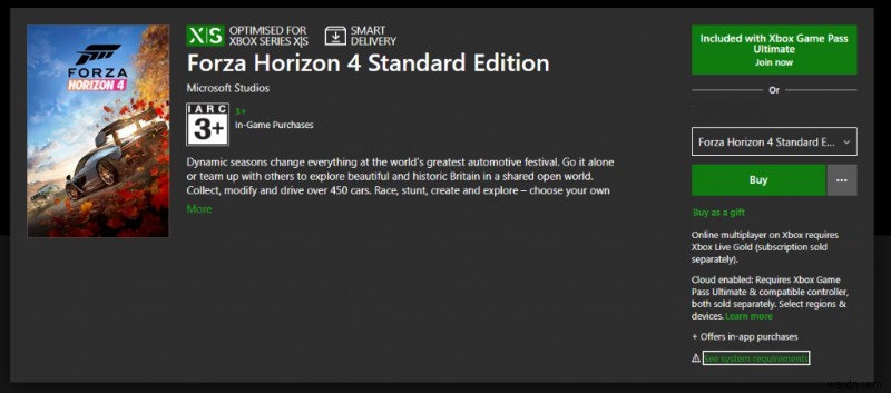 วิธีแก้ไข Forza Horizon 4 Crash บนพีซี