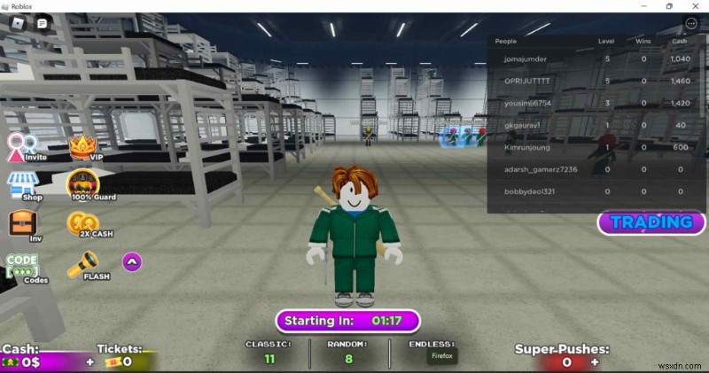 วิธีเล่นเกม Squid บน Roblox และอัปโหลดขึ้น YouTube