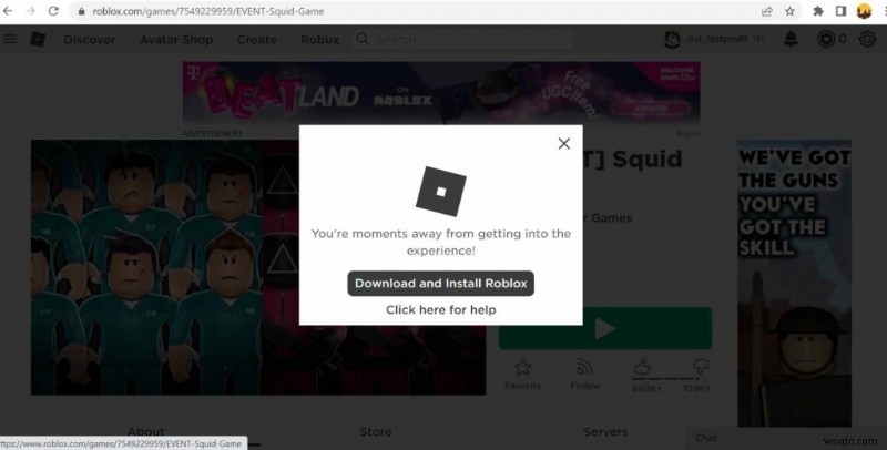 วิธีเล่นเกม Squid บน Roblox และอัปโหลดขึ้น YouTube