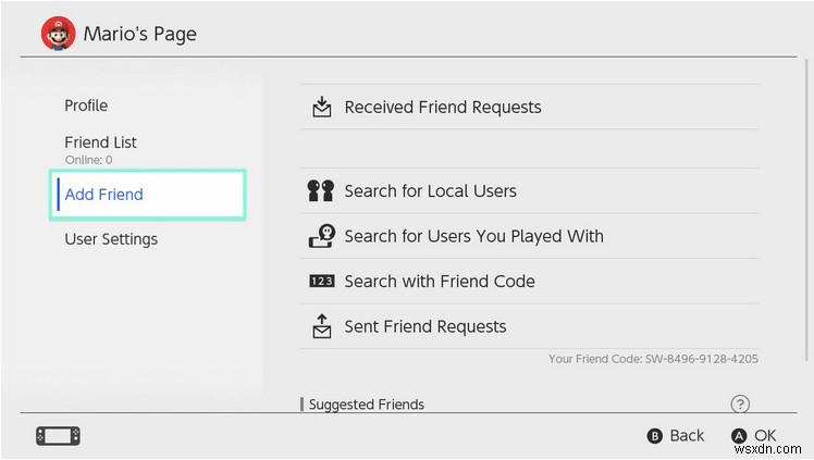 วิธีเพิ่มเพื่อนบน Nintendo Switch