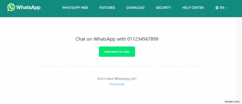 วิธีส่งข้อความถึงหมายเลขที่ไม่รู้จักผ่าน WhatsApp
