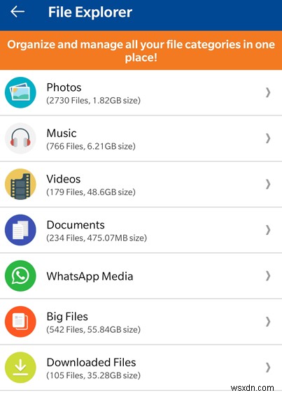 วิธีจัดระเบียบไฟล์ด้วย File Explorer ที่ดีที่สุดสำหรับ Android?