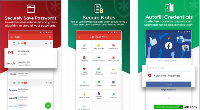 TweakPass Password Manager สำหรับ Android:(รีวิว 2022)