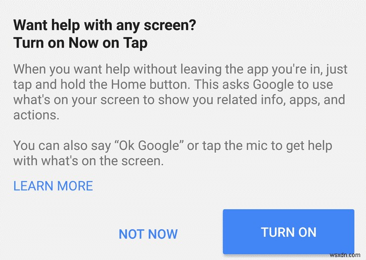 วิธีใช้ Google Now บน Tap On Android