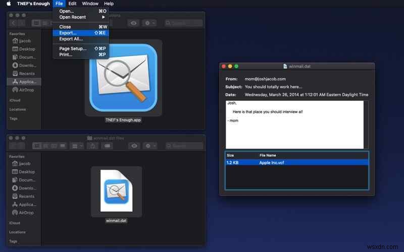 วิธีเปิดไฟล์ Winmail.dat บน Mac ของคุณ