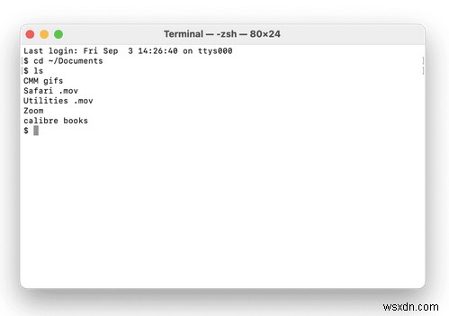 วิธีใช้ Terminal Command-Line ใน macOS