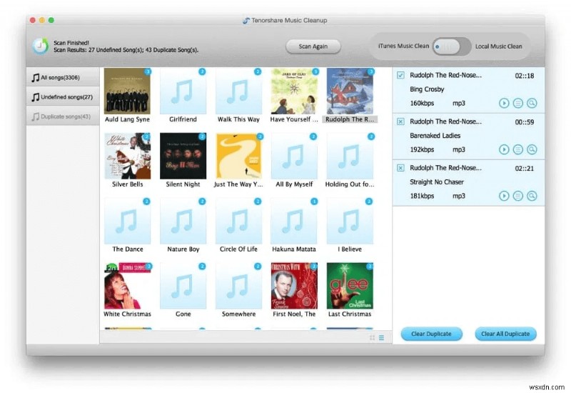 10 สุดยอดโปรแกรมค้นหาและลบเพลง MP3 ที่ทำซ้ำสำหรับ Mac ในปี 2022