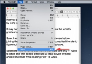 วิธีพิมพ์เป็น PDF บน macOS