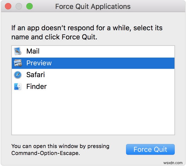 วิธี Control+Alt+Delete บน Mac และแอพ Force Quit 