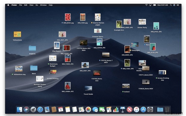 วิธีจัดระเบียบไฟล์และโฟลเดอร์บน Mac 