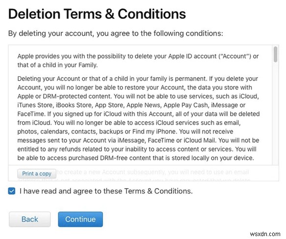 วิธีลบบัญชี Apple ID อย่างถาวร