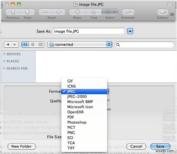 วิธีแปลง PDF เป็น JPG บน Mac