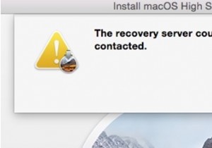 วิธีแก้ไขข้อผิดพลาด “ไม่สามารถติดต่อเซิร์ฟเวอร์การกู้คืน” macOS ได้