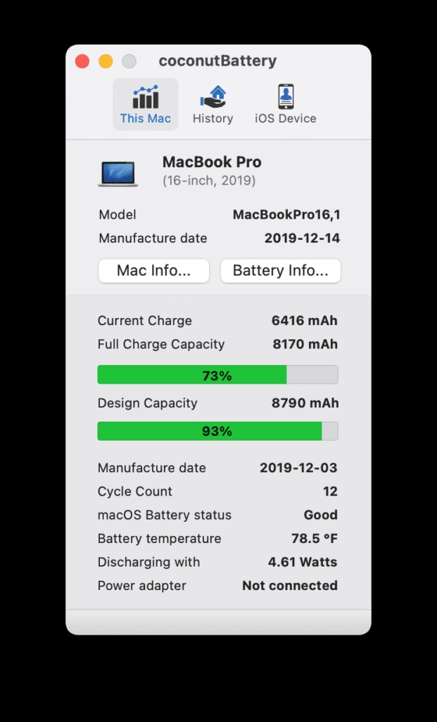 วิธีตรวจสอบสภาพแบตเตอรี่บน MacBook