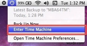 วิธีคืนค่า Mac ด้วย Time Machine