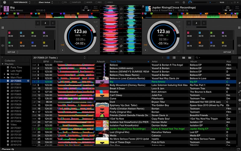 ซอฟต์แวร์ DJ ที่ดีที่สุดสำหรับ Windows &Mac