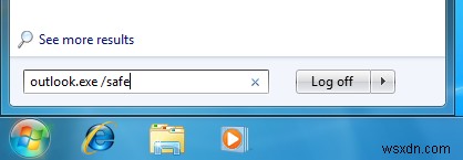 วิธีเริ่ม Outlook ในเซฟโหมด