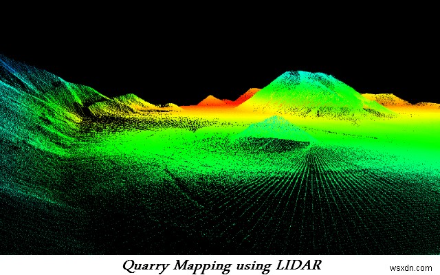 การประยุกต์ใช้เทคโนโลยี LIDAR