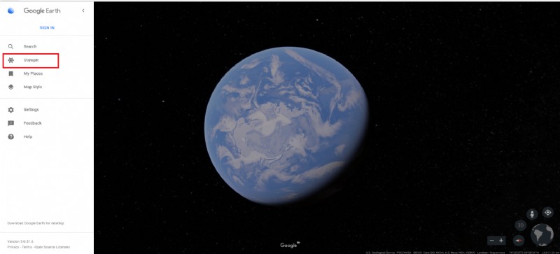 Google Earth ได้รับปีกใหม่:มาดูกัน