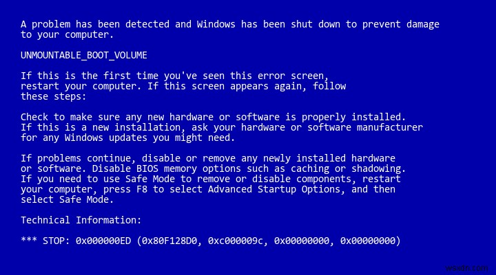 วิธีแก้ไขข้อผิดพลาด Blue Screen of Death ใน Windows 7