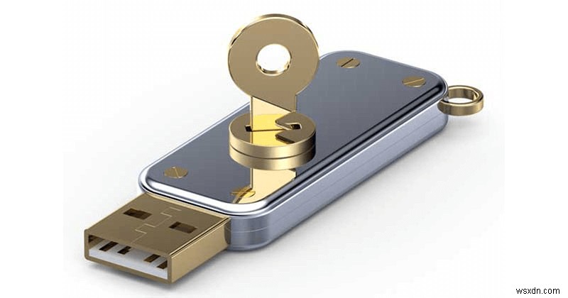 วิธีป้องกันไดรฟ์ปากกา USB ด้วยรหัสผ่าน