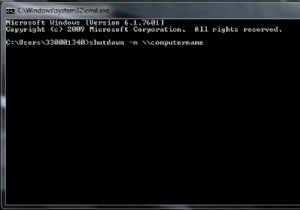 วิธีปิดคอมพิวเตอร์จากระยะไกลโดยใช้ CMD ใน Windows 7