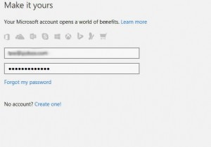 รับประโยชน์สูงสุดจาก Microsoft ด้วยบัญชี