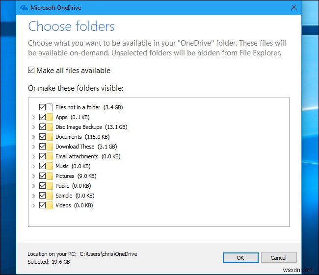 วิธีใช้ฟีเจอร์ไฟล์ตามความต้องการใหม่ของ OneDrive ใน Windows 10