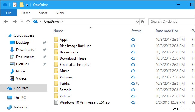 วิธีใช้ฟีเจอร์ไฟล์ตามความต้องการใหม่ของ OneDrive ใน Windows 10