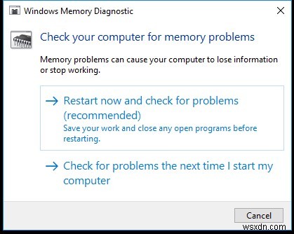 วิธีตรวจสอบประสิทธิภาพของ RAM ด้วยเครื่องมือวิเคราะห์หน่วยความจำของ Windows
