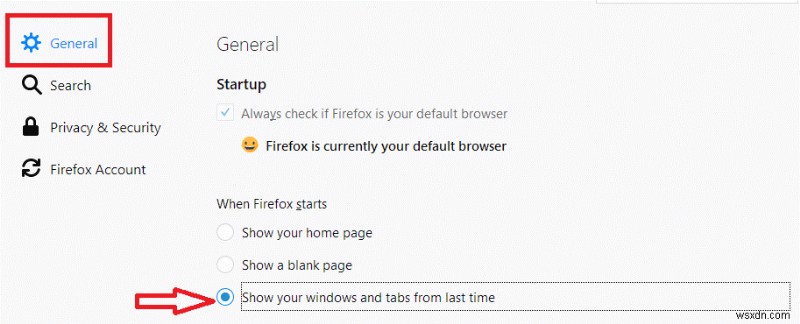 วิธีคืนค่าเซสชันล่าสุดใน Microsoft Edge Chrome, Firefox, Internet Explorer