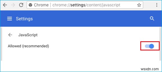 วิธีเปิดใช้งาน JavaScript ในเว็บเบราว์เซอร์