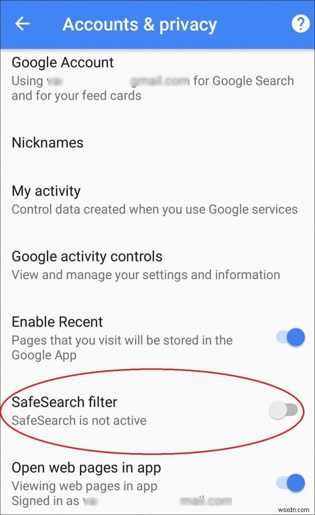 การบล็อกผลลัพธ์ที่โจ่งแจ้งใน Google โดยใช้ SafeSearch