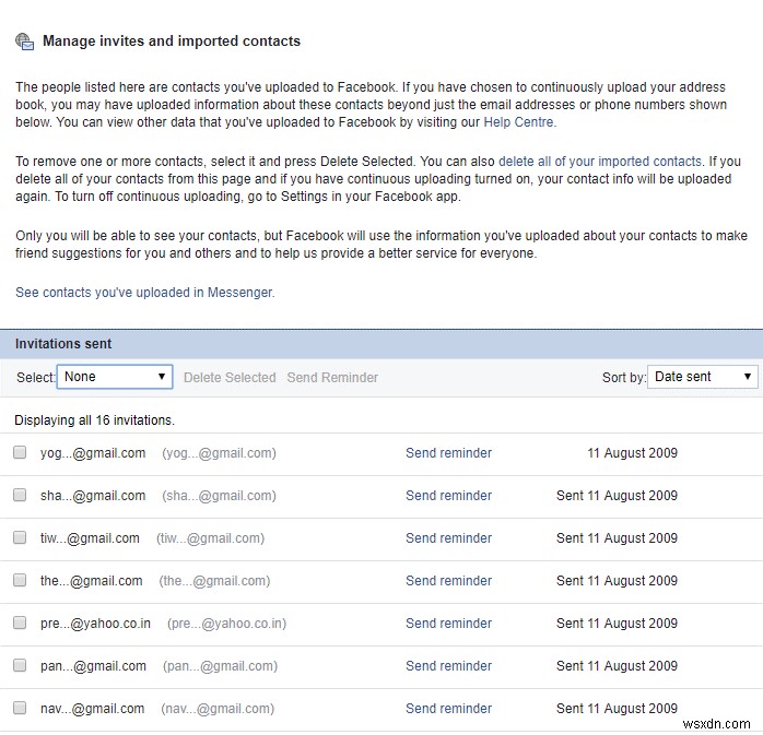 วิธีลบรายชื่อผู้ติดต่อทางโทรศัพท์ที่ Facebook มี