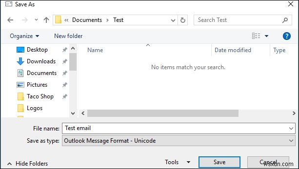 วิธีบันทึกอีเมลและสมุดติดต่อเป็นไฟล์ใน Microsoft Outlook