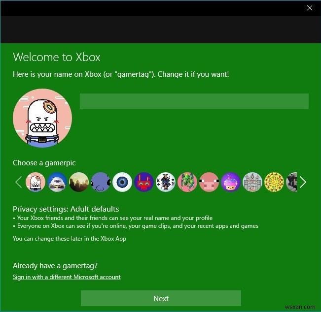 วิธีสร้างบัญชี Xbox Live บน Windows 10