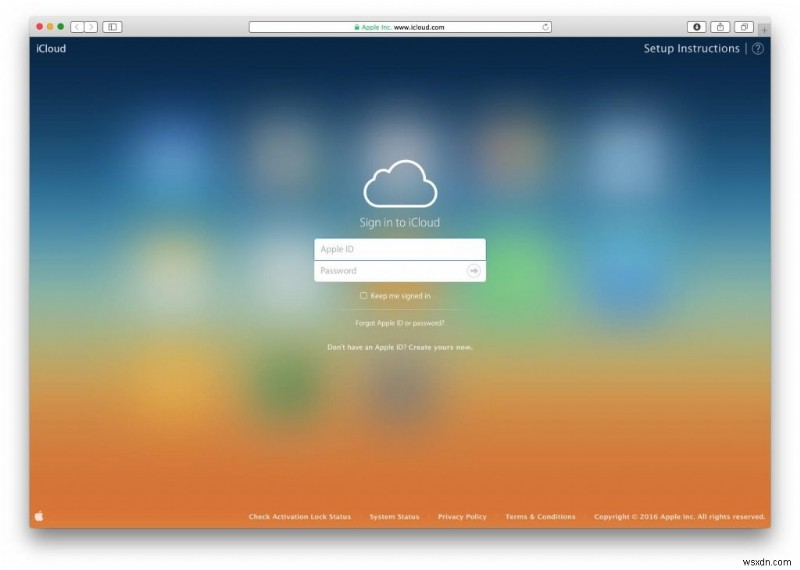 วิธีเข้าถึงอีเมล iCloud โดยใช้เว็บเบราว์เซอร์