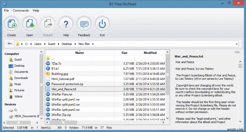 ซอฟต์แวร์แยกไฟล์ RAR ที่ดีที่สุดในการเปิดไฟล์ RAR