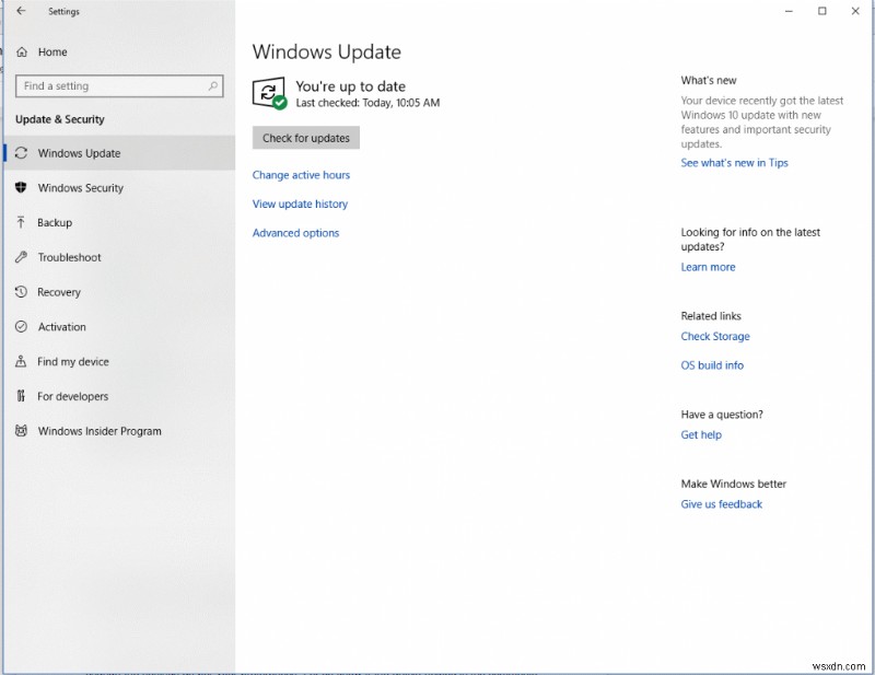 วิธีใช้ Windows Update และการตั้งค่าความปลอดภัยใน Windows 10