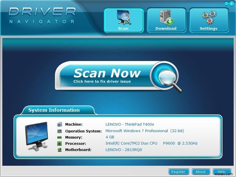 แก้ไขไดรเวอร์ที่ล้าสมัยด้วย Driver Navigator