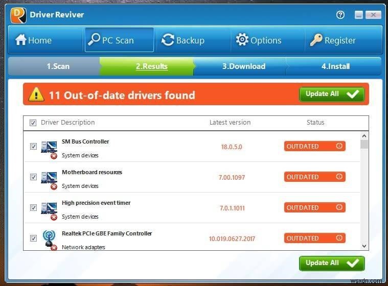 Driver Reviver:ฟื้นฟูพีซีของคุณ