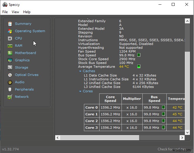 15 ซอฟต์แวร์ตรวจสอบอุณหภูมิ CPU ที่ดีที่สุดสำหรับ Windows 10, 7, 8 PC