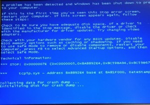 วิธีกำจัดข้อผิดพลาดหน้าจอสีน้ำเงิน  STOP:0x0000007e 