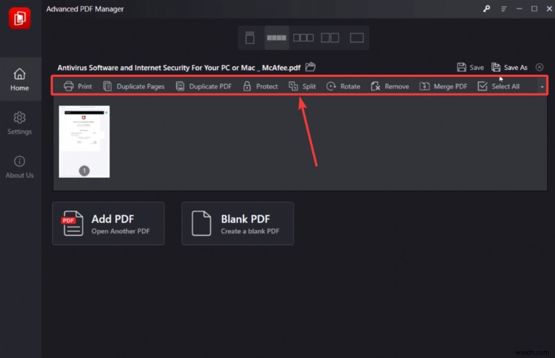 วิธีแยกหน้าจาก PDF โดยไม่ต้องใช้แอพของบุคคลที่สาม 