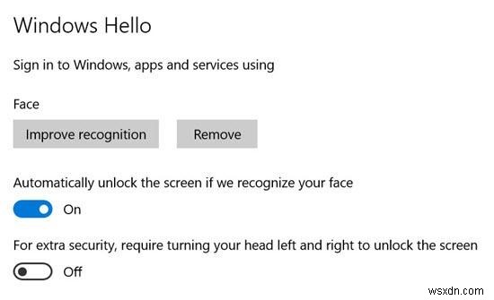 วิธีตั้งค่า Windows Hello ใน Windows 10?