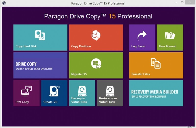 Paragon Drive Copy:การโคลนดิสก์และการย้ายข้อมูลแบบง่าย!