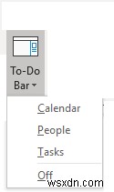 ขั้นตอนในการปรับแต่ง To-Do Bar ใน Outlook