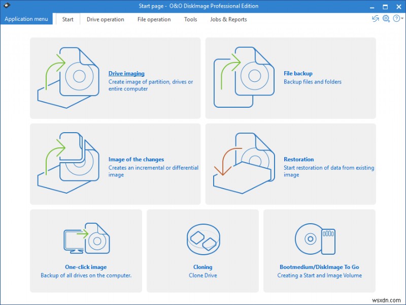 ซอฟต์แวร์สำรองข้อมูล O&O DiskImage สำหรับ Windows:สำรองและกู้คืนระบบปฏิบัติการ/ไฟล์ได้อย่างง่ายดาย!